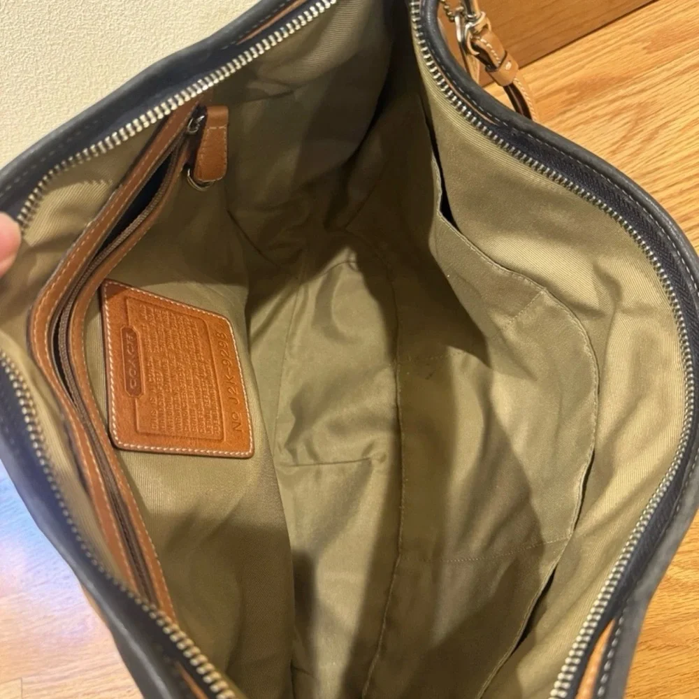 COACH Vintage Y2K Ergo Striped Leather Hobo Bag Shoulder 9298 Limited Edition! - Picture 5 of 6